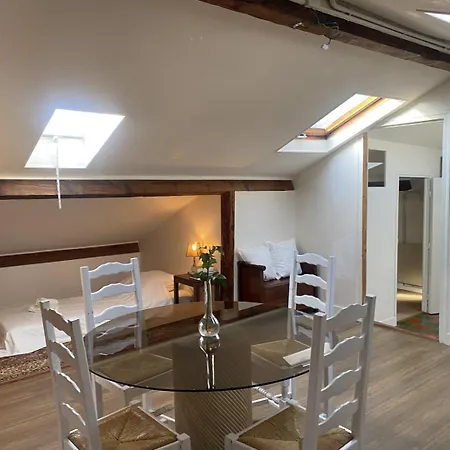 Daire Large Bohemian Loft With Rooftop In Pere Lachaise