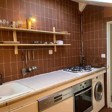 Daire Large Bohemian Loft With Rooftop In Pere Lachaise Paris