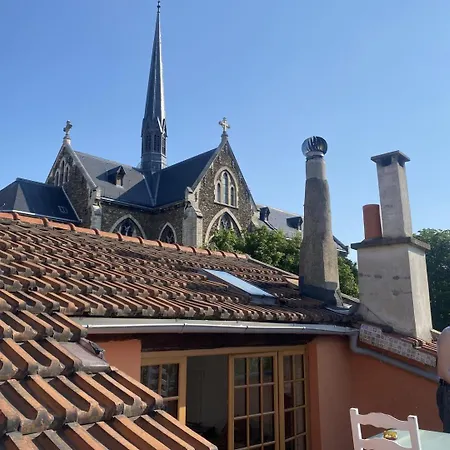 Daire Large Bohemian Loft With Rooftop In Pere Lachaise