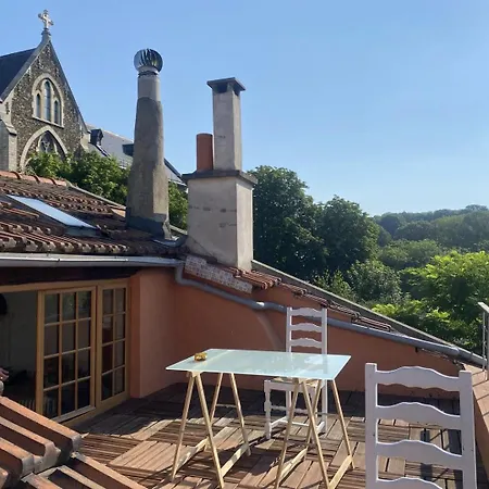 Daire Large Bohemian Loft With Rooftop In Pere Lachaise